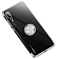 Pikkukuva 1 / 11: Huawei P20 - Elegant Floveme Silikonskal Ringhållare Silver