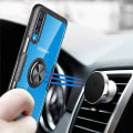 Miniatyrbillede 6 af 11: Praktiskt Skal med Ringh�llare - Samsung Galaxy A50 Röd/Silver