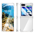 Pikkukuva 1 / 11: Stilrent Hybridskydd  Perfekt för Galaxy Z Flip 6 Transparent