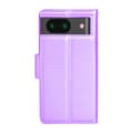 Google Pixel 8 Hanman Mill Plånboksfodral - Elegant & Smidigt 3-kortfack Lila