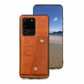 Pikkukuva 2 / 11: Samsung Galaxy S20 Ultra - Praktiskt Skal med Korthållare Mörkblå