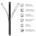 Miniatyrbillede 6 af 9: Silikonfodral med Touchsensor (Fram & Bak) Huawei Mate 20 lite Transparent/Genomskinlig