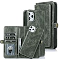 Pikkukuva 6 / 11: iPhone 11 Pro Max - Elegant Smart Plånboksfodral Röd