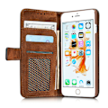 Miniatyrbillede 3 af 11: iPhone 6/6S - Smart Fodral i "Old Look" (PU-Läder) Brun
