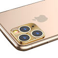 Pikkukuva 1 / 11: Premium Bakre Kameralinsskydd Ram Al Alloy iPhone 11 Pro Max Guld