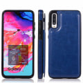Miniatyrbillede 1 af 11: Samsung Galaxy A50 - Elegant Skal med Korthållare Mörkblå