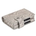 Miniatyrbillede 8 af 11: Stilsäkert Smart Korthållare JENSEN i Aluminium (Pu-Läder) Krokodil Brun
