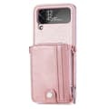 Mobilskal med Kortfack - Samsung Galaxy Z Flip 4 Roséguld