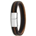 Miniatyrbillede 1 af 7: Stilrent Flätat Slittåligt Unisex Armband Kaffe