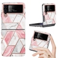 Pikkukuva 7 / 7: Elegantti marmorikuvioinen kuori - Samsung Galaxy Z Flip 3 Lila