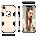 Miniatyrbild 9 av 11: Elegant Skyddsskal till iPhone XR Rosa/Svart