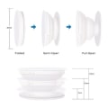 Miniatyrbilde 2 av 3: Mobilhållare i elegant motiv "Flower-Mist" - Pop-stand -