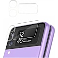 Miniatyrbillede 11 af 11: 2-PACK 1Set Skärmskydd (Baksida) Kameralinsskydd Galaxy Z Flip 3 Transparent/Genomskinlig