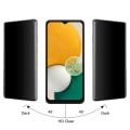 Miniatyrbild 4 av 11: 2-PACK Anti-Spy Sk�rmskydd HD 0,3mm Samsung Galaxy A03 4G Transparent