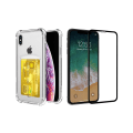 Miniatyrbilde 3 av 11: Skal med Korthållare och Skärmskydd iPhone XS Max Transparent