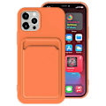 Miniatyrbillede 8 af 11: Praktiskt Skal med Kortfack - iPhone 14 Pro Max Vinröd