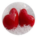 Miniatyrbilde 1 av 3: Mobilhållare I Elegant Motiv "Double-Heart"  - Pop-stand -