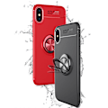 Pikkukuva 5 / 11: iPhone XS - Praktiskt Skal med Ringhållare (AUTO FOCUS) Blå/Blå