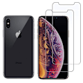 Pikkukuva 3 / 9: iPhone X/XS Skärmskydd 5-PACK Standard 9H Screen-Fit HD-Clear