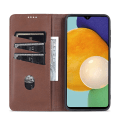 Miniatyrbild 8 av 11: Smidigt Plånboksfodral - Samsung Galaxy A13 4G Brun