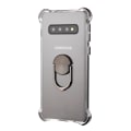 Miniatyrbillede 7 af 11: Samsung Galaxy S10+ - Robust Smidigt Skal med Ringhållare Silver