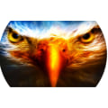 Miniatyrbild 1 av 3: Mobilhållare i fräckt örn motiv "Eagle" - Pop-stand -