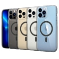 Miniatyrbillede 1 af 11: iPhone 13 Pro Max - Magnetiskt skyddsskal med trådlös laddning Transparent