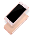 Miniatyrbillede 11 af 11: Smart Dubbelsidigt silikonfodral med TOUCHFUNKTION iPhone 7 PLUS Genomskinlig
