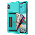 Miniatyrbillede 1 af 11: Smidigt Skal med Korthållare - iPhone XS Max Grön