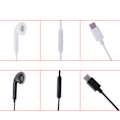 Pikkukuva 6 / 8: Slittåliga Type-C In-Ear Hörlurar Svart