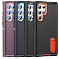 Pikkukuva 5 / 11: Galaxy S23 Ultra Armor Duty Kickstand Skal  Ultimat Skydd och Användarvänlighet Lila