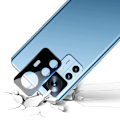 Miniatyrbild 9 av 11: 3-PACK Xiaomi 12T 2.5D Kameralinsskydd HD 0,2mm Transparent