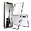 Miniatyrbillede 2 af 8: iPhone X - Electro Plated Skal Stilrent Silikonskal Svart