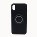 Miniatyrbild 9 av 11: Praktiskt Skyddsskal med Ringhållare för iPhone XR Rosaröd Rosaröd
