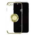 Pikkukuva 4 / 11: St�td�mpande Silikonskal med Ringh�llare - iPhone 7 Blå