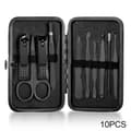 Manikyr/Pedikyr Set/Kit i Rostfritt Stål 10-Pack