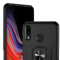 Miniatyrbillede 9 af 11: Samsung Galaxy A40 - Stötdämpande Skal med Ringhållare Roséguld