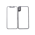 Pikkukuva 8 / 11: iPhone X/XS Skärmskydd i Aluminium Fram och Bak (HuTech) Röd