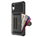 Miniatyrbild 2 av 11: iPhone XR - Stilrent Skal med Korthållare Röd