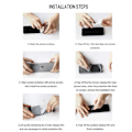 Miniatyrbillede 8 af 11: Samsung Galaxy S25 Plus - Supertunt hydrogel-skydd Transparent