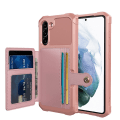 Miniatyrbilde 1 av 11: Smart og smidig deksel med kortlomme - Samsung Galaxy S21 FE Roséguld