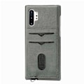 Pikkukuva 1 / 11: Praktiskt Skal med Korthållare - Samsung Galaxy Note10+ Grå
