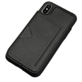 Miniatyrbild 4 av 9: iPhone XR - Stilsäkert Praktiskt Skal med Korthållare Mörkblå