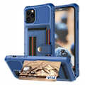Pikkukuva 1 / 11: iPhone 11 Pro Max - Skal med Kortfack Blå