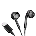 Pikkukuva 1 / 8: Slittåliga Type-C In-Ear Hörlurar Svart