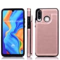 Skal med Kortfack - Huawei P30 Lite Roséguld