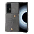 Xiaomi Mi 12T - Stilrent Skal med Korthållare Grå