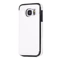 Samsung Galaxy S7 - Etui med lommebok/kortlomme Vit