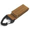 Hållbar Taktisk Nyckelkrok Ryggsäck Webbing MOLLE Khaki