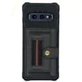 Samsung Galaxy S10E - Skyddsskal med Kortfack Svart Svart